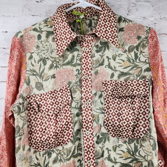 NEW Tell Your Friends Western Shirt in Sacha Small Button Down Long Sleeve - Picture 5 of 13